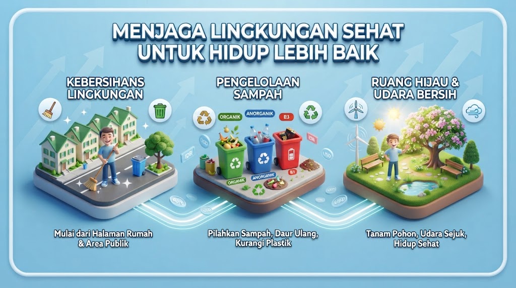 Menjaga Lingkungan Sehat untuk Hidup Lebih Baik