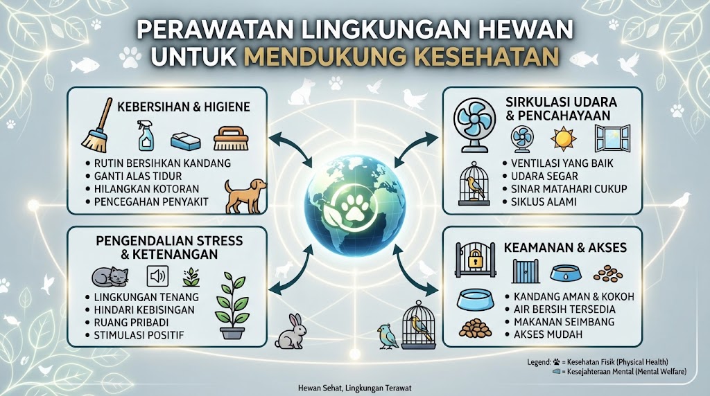 Peran Lingkungan dalam Mendukung Kesehatan Hewan